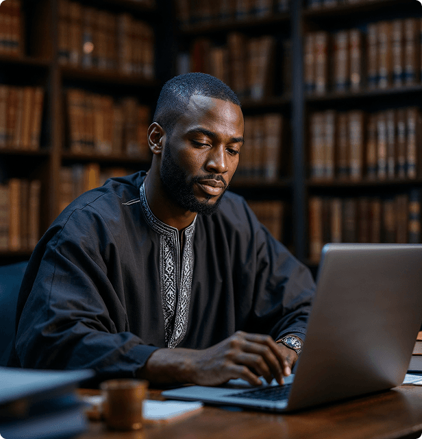 An image of a boy texting